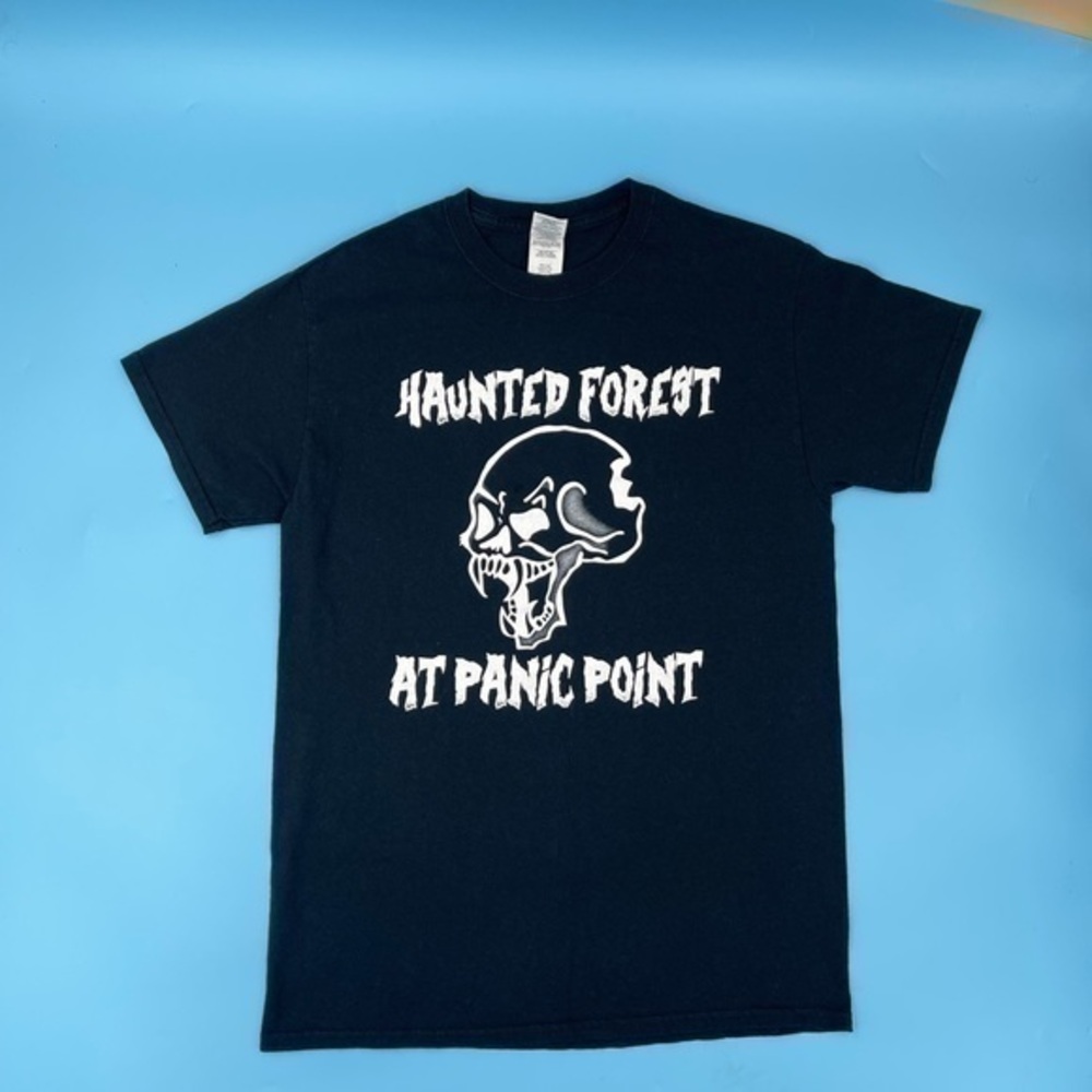 Haunted Forest Skull Graphic Tee